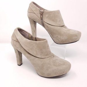 Me Too booties sandal "LASER tan suede‎ 6.5M